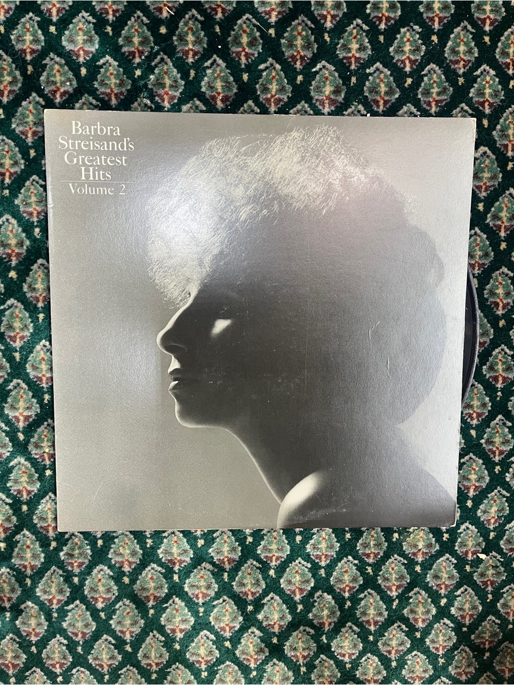 Barbra Streisand's Greatest Hits Volume 2 - Classic Black Album Cover - 1978